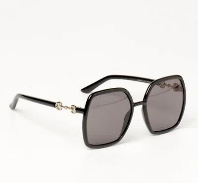 Pre-owned Gucci Gg0890s-001 55mm Sunglasses Jz In Gray