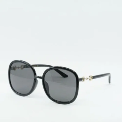 Pre-owned Gucci Gg0892sa 001 Black/gray 60-19-145 Sunglasses