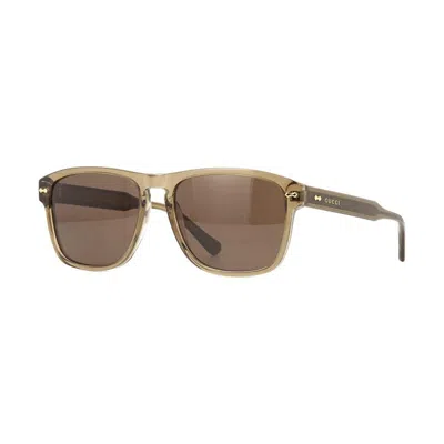 Gucci Gg0911s002 Square Full Rim Sunglasses In White