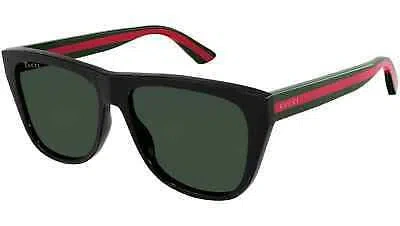 Pre-owned Gucci Gg0926s-006 Square Green Red