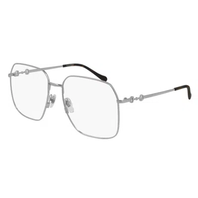 Gucci Gg0952o003 Silver Silver Transpa In Metallic