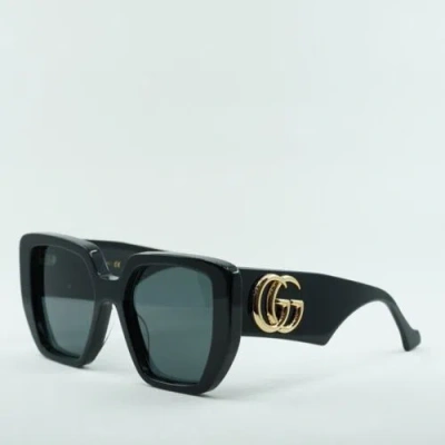 Pre-owned Gucci Gg0956s 003 Black/grey 54-19-145 Sunglasses In Gray