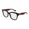 Gucci Eyewear Square Frame Glasses In Black