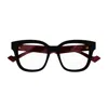 Gucci Gg0958o Linea Emblem Eyeglasses In Black