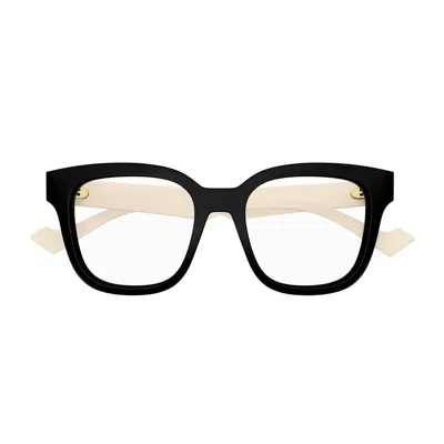 Gucci Gg0958o Linea Emblem Eyeglasses In Black