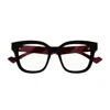 Gucci Gg0958o Linea Emblem Eyeglasses In Black