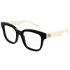 Gucci Gg0958o-002black-white-transparent In Black