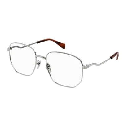Gucci Gg0973o002 Silver Silver Transpa In Neutral