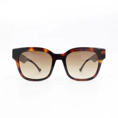 Pre-owned Gucci Gg0998 Square Sunglasses Brown Os