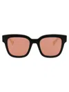 Gucci Gg0998s Sunglasses In 002 Black White Orange