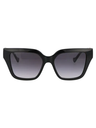 Gucci Gg1023s Sunglasses In 008 Black Black Grey