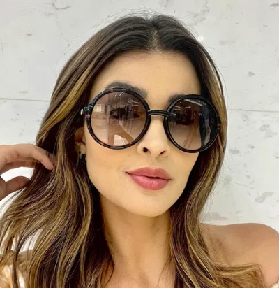 Pre-owned Gucci Gg1067s-002 Havana Havana Brown Sunglasses