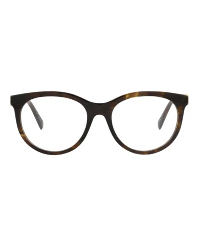 Gucci Gg1074o Eyeglasses In Havana Transparent
