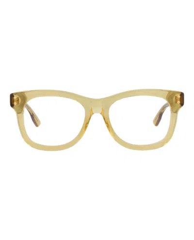 Gucci Gg1086o Eyeglasses In Yellow Transparent