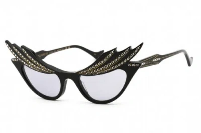 Pre-owned Gucci Gg1094s-001-50 Sunglasses Size 50mm 140mm 19mm Black Women In Gray