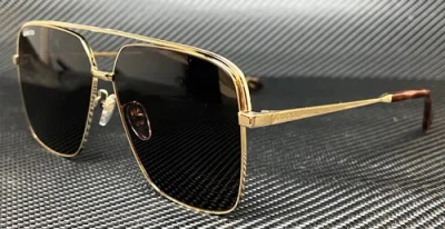 Pre-owned Gucci Gg1099sa 003 Gold Brown Men's Extra Large 61 Mm Sunglasses