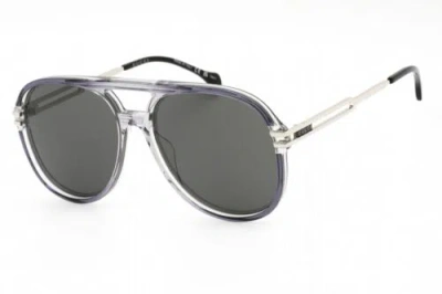 Pre-owned Gucci Gg1104s-001-61 Sunglasses Size 61mm 145mm 16mm Grey Men In Gray