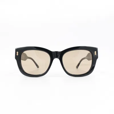 Pre-owned Gucci Gg1110 Square Sunglasses Black Brown Os