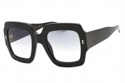 Pre-owned Gucci Gg1111s-001-53 Sunglasses Size 53mm 145mm 25mm Black Women In Gray
