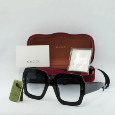 Pre-owned Gucci Gg1111s 001 Black/grey Gradient 53-25-145 Sunglasses