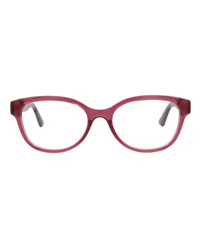 Gucci Gg1115o Eyeglasses In Burgundy Transparent