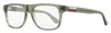Gucci Rectangular-frame Logo Glasses In Green