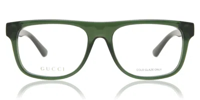 Gucci Gg1117o Men's Glasses, Green, Size 56