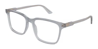 Gucci Gg1120o Men's Glasses, Blue, Size 55 In Silver