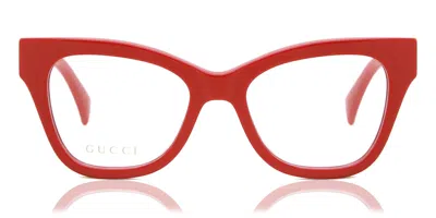 Gucci Gg1133o 005 Women's Glasses Red Size 52 - Free Lenses - Blue Light Block Available