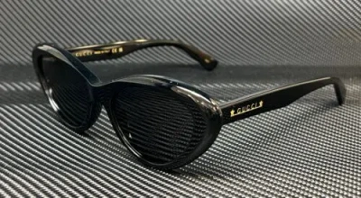 Pre-owned Gucci Gg1170s 001 Black Grey Women's 54 Mm M Size Sunglasses In Gray
