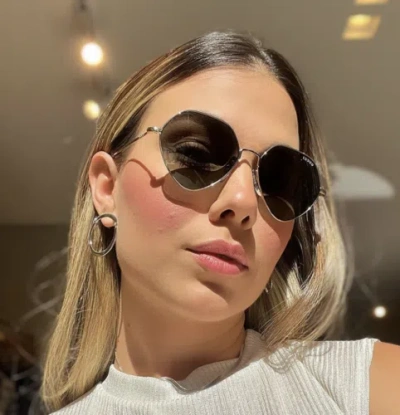 Pre-owned Gucci Gg1182s-001 Gold Gold Grey Sunglasses In Gray