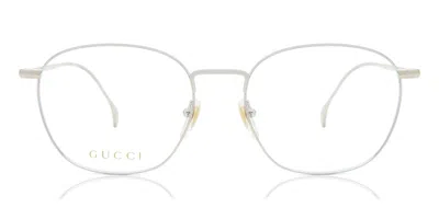 Gucci Gg1186o Men's Glasses, Silver, Size 54 In Neutral