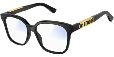 Pre-owned Gucci Gg1192s-001-53 Black In Clear