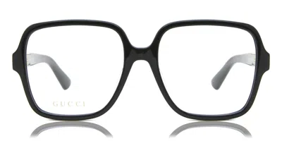 Gucci Gg1193oa Asian Fit Women's Glasses, Black, Size 57