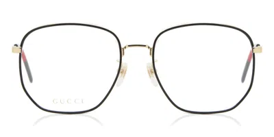 Gucci Gg1197oa Asian Fit Women's Glasses, Gold, Size 56 In Black