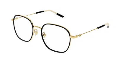 Gucci Gg1198oa Asian Fit Men's Glasses, Gold, Size 53 In Multi