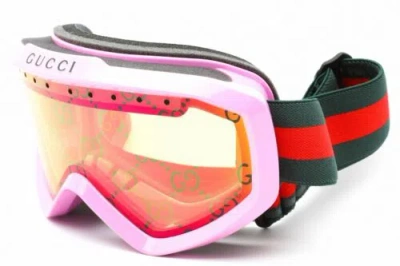 Pre-owned Gucci Gg1210s-004-99 Sunglasses Size 99mm 0mm 1mm Pink Unisex In Yellow