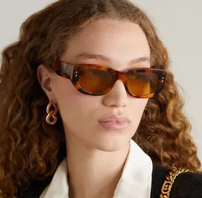 Pre-owned Gucci Gg1215s-004 Havana Havana Brown Sunglasses