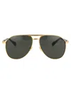 Gucci Eyewear Sunglasses In 001 Gold Gold Grey