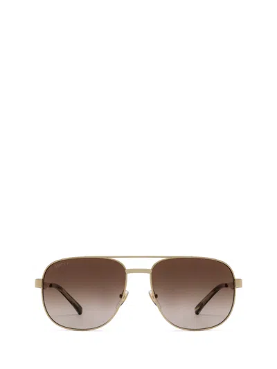 Gucci Gg1223s Gold Sunglasses