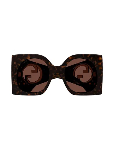 Gucci Gg1254s Sunglasses In Havana-havana-brown
