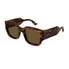 Gucci Gg1261s Sunglasses Sunglasses In 002 Havana Havana Brown