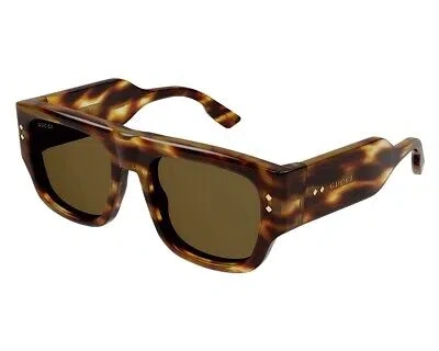 Pre-owned Gucci Gg1262s-004-54 Havana Havana Brown