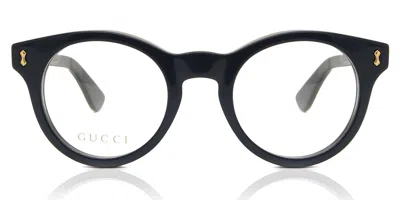 Gucci Gg1266o Men's Glasses, Blue, Size 48 In Black