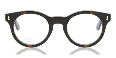 Gucci Gg1266o Men's Glasses, Tortoiseshell, Size 48 In Black