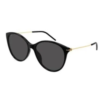 Gucci Gg1268s001 Black Gold Grey In Multi