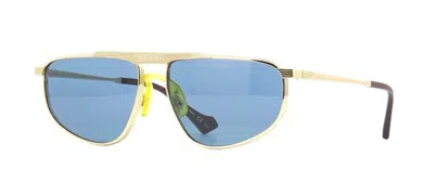 Pre-owned Gucci Gg1278s Gold/brown (001) Sunglasses