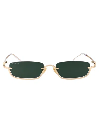 Gucci Gg1278s Sunglasses In Gold