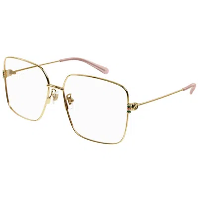 Gucci Gg1284oa001 Gold Gold Transparent