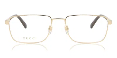 Gucci Gg1291o Men's Glasses, Gold, Size 57